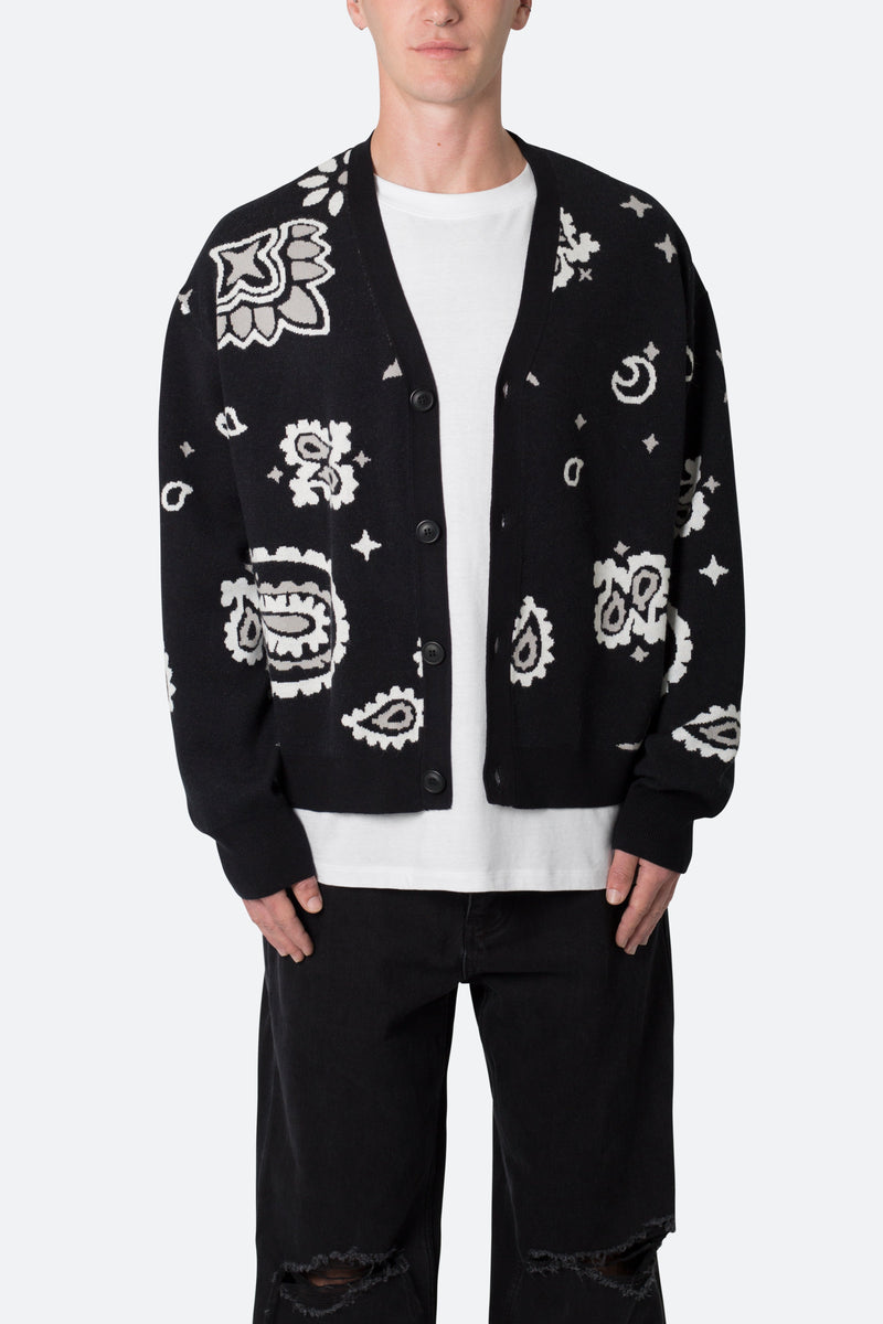 Regal Cardigan Sweater - Black – Reason Clothing