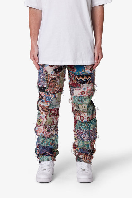 Paneled Blanket Pants - Multi