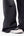 Paneled Distressed Kick Flare Denim - Black