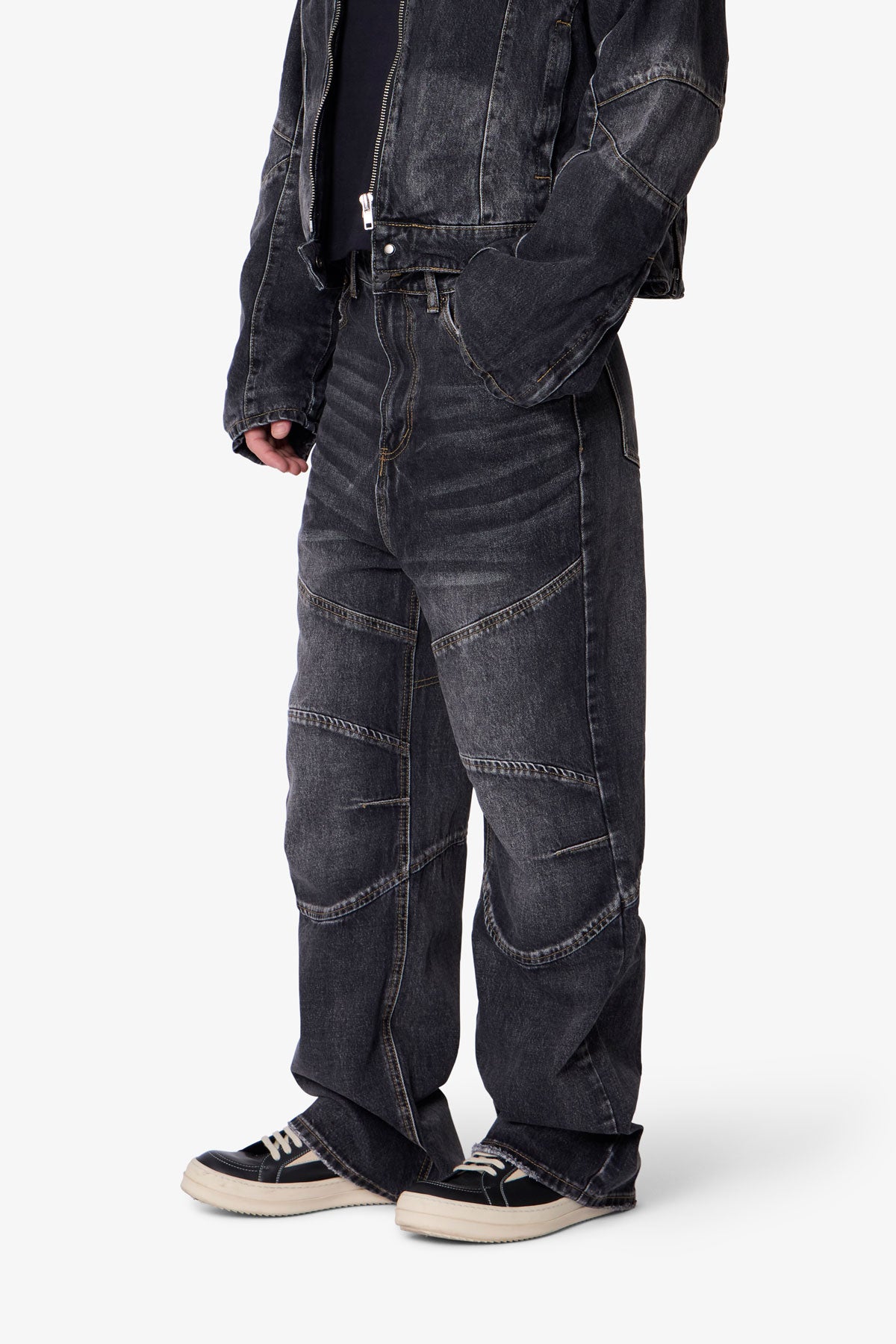 Paneled-Moto-Denim-Washed-