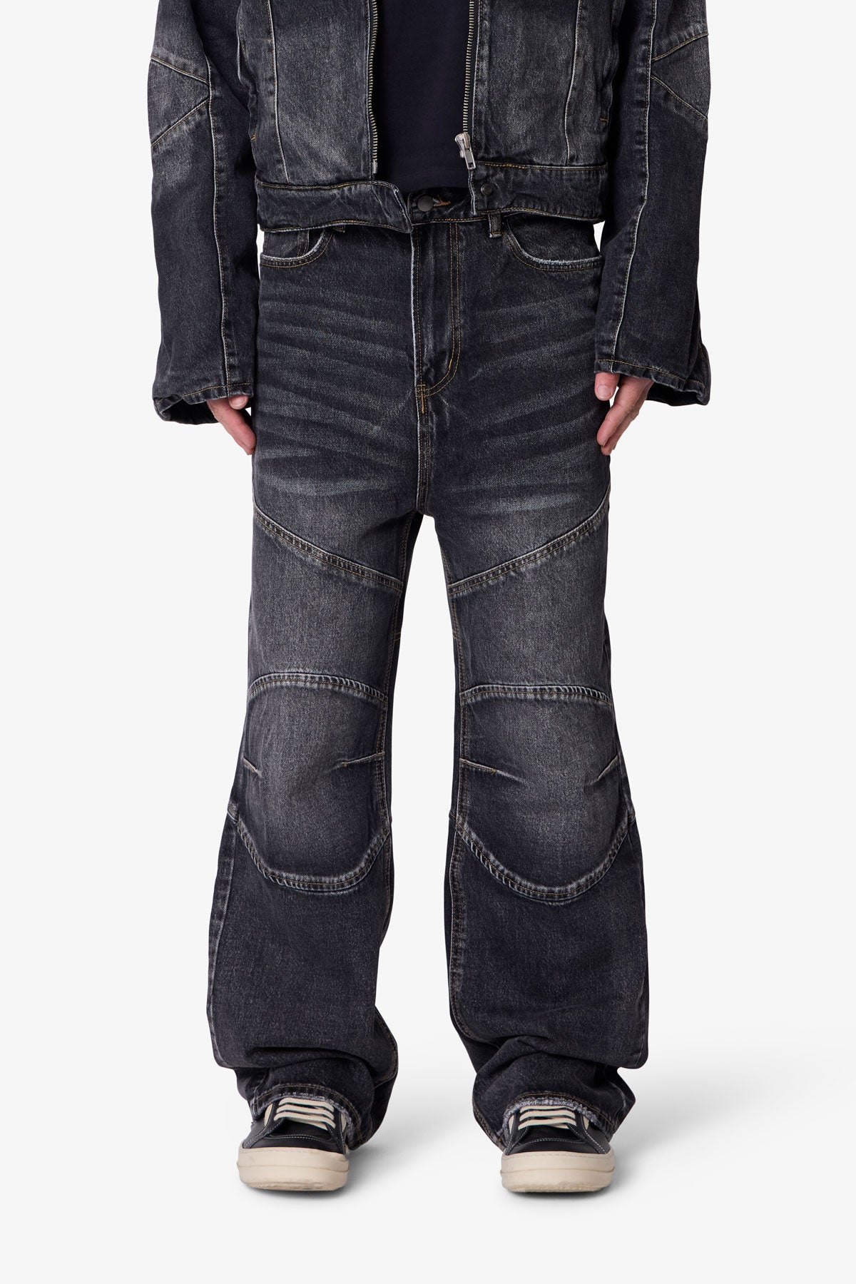 Paneled-Moto-Denim-Washed-