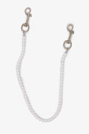 Pearl Wallet Chain - White