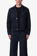 Chaqueta de raya diplomática - Negro/Blanco