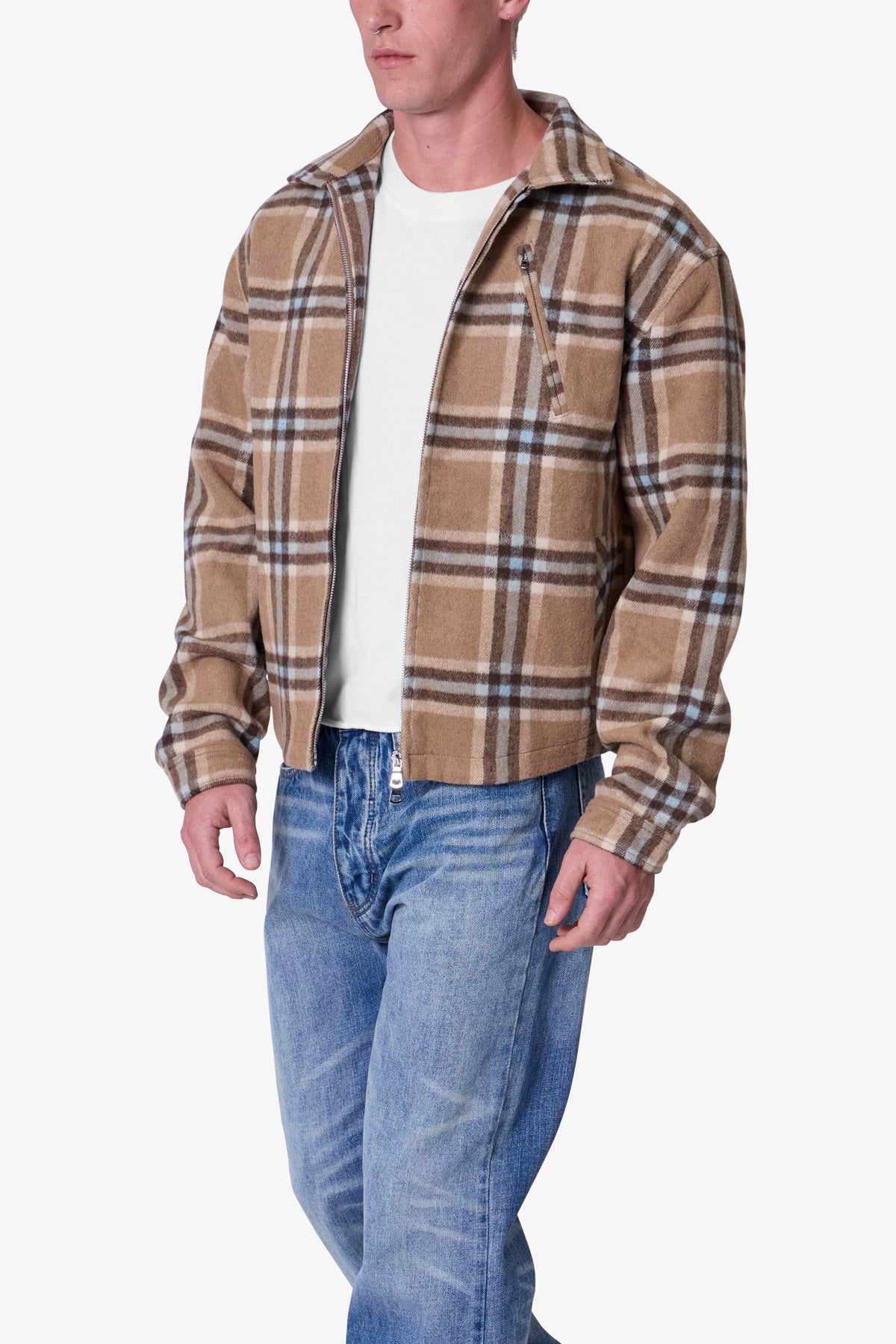 Plaid-Flannel-Front-Zip-Jacket Plaid-Flannel-Front-Zip-Jacket