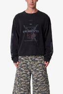Preys L/S Tee - Washed Black
