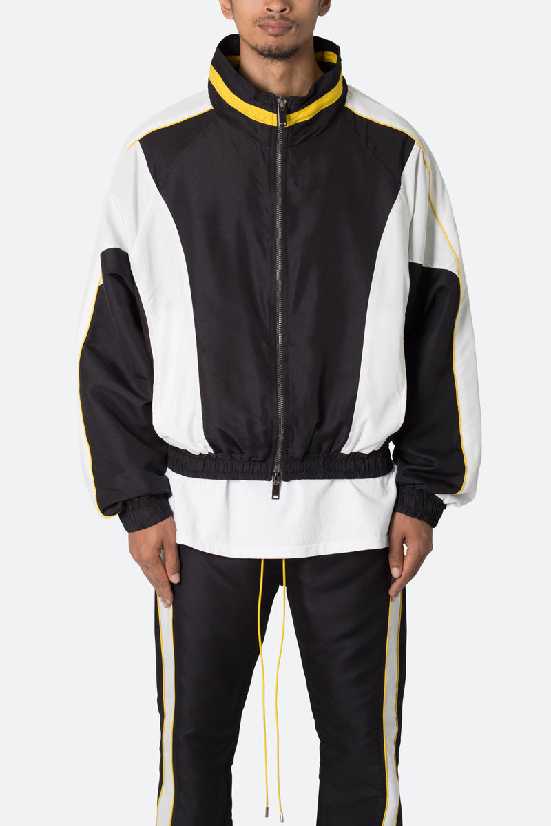 Moto Racing Jacket - Black/White | mnml | shop now