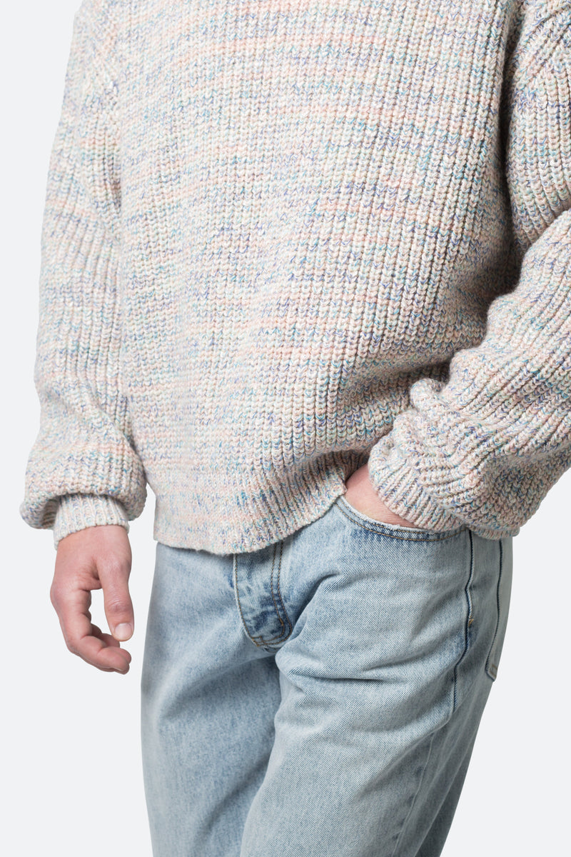 Rainbow Knit Sweater Multi mnml shop now