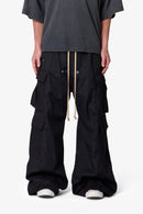 Pantalones cargo dobles Rave - Negro