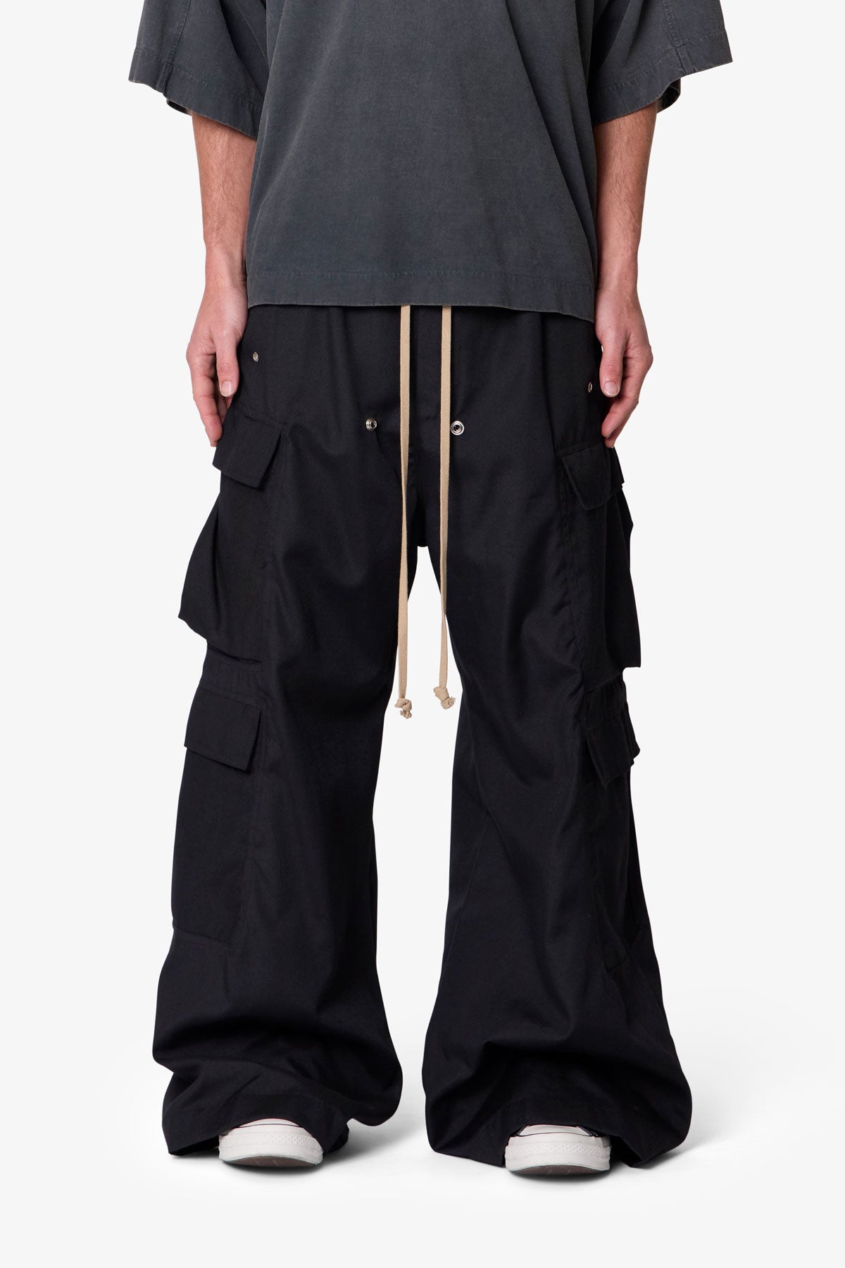 パンツ mnml Rave Double Cargo Pants Black Black Double Cargo Rave Pants | mnml