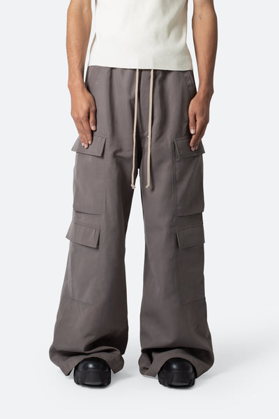 Rave Double Cargo Pants - Dusty Brown - Size XS
