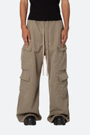 Pantalones cargo dobles Rave - Oliva