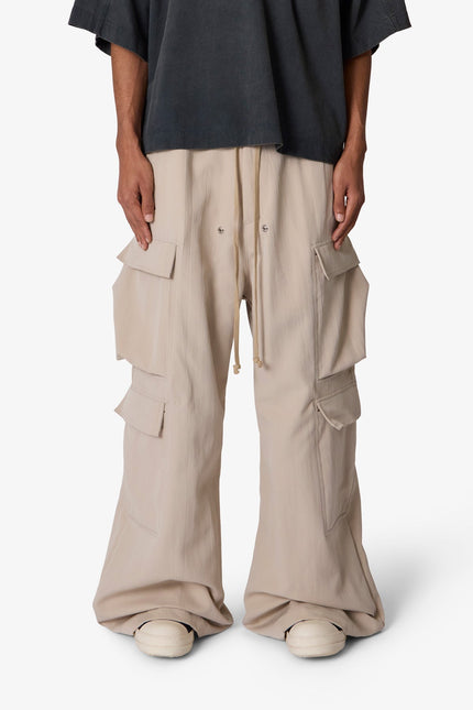 Rave Double Cargo Pants - Tan