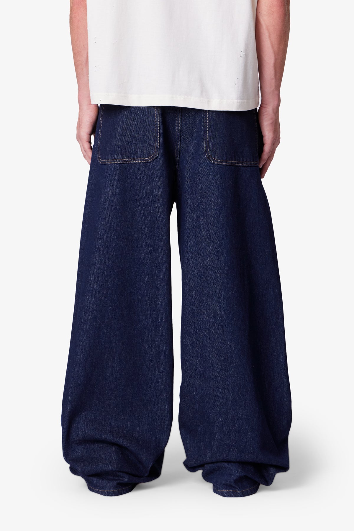 Raw Baggy Rave Denim - Washed Indigo | mnml