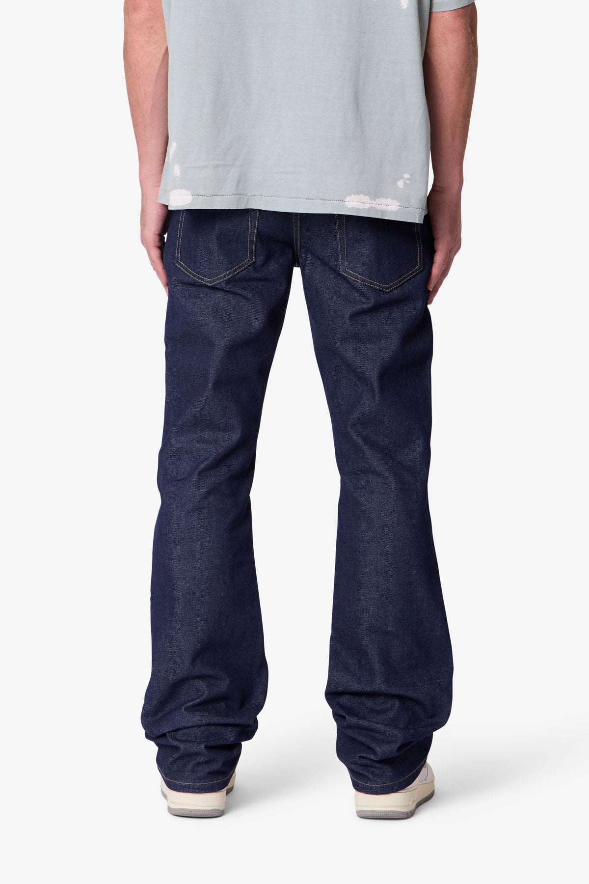Raw Bootcut Denim - Rinsed Indigo | mnml