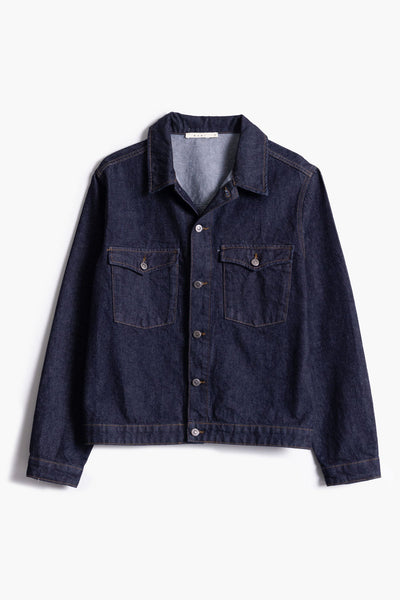 Raw Denim Jacket - Raw Blue | mnml