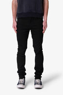 Jean skinny brut - Noir délavé