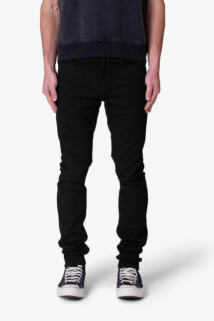 Raw Skinny Denim - Rinsed Black