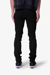 Raw Skinny Denim - Rinsed Black