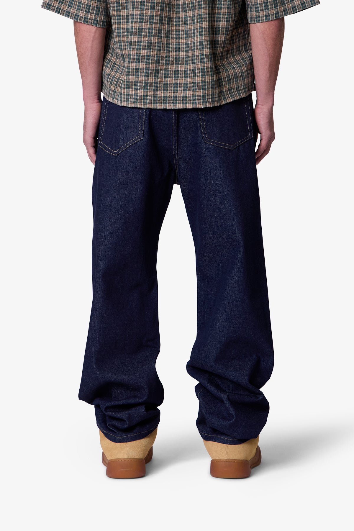 Raw Ultra Baggy Denim - Rinsed Indigo | mnml