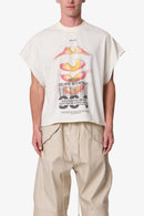 Retina Cut Off Tee - Off White