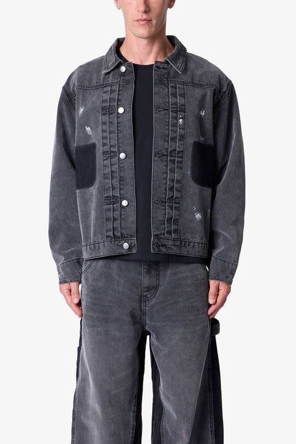 Reworked Jacket - Washed Black