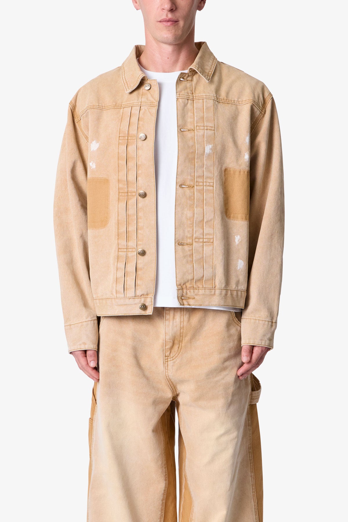 Reworked Jacket - Washed Khaki | mnml Reworked Jacket - Washed Khaki | mnml