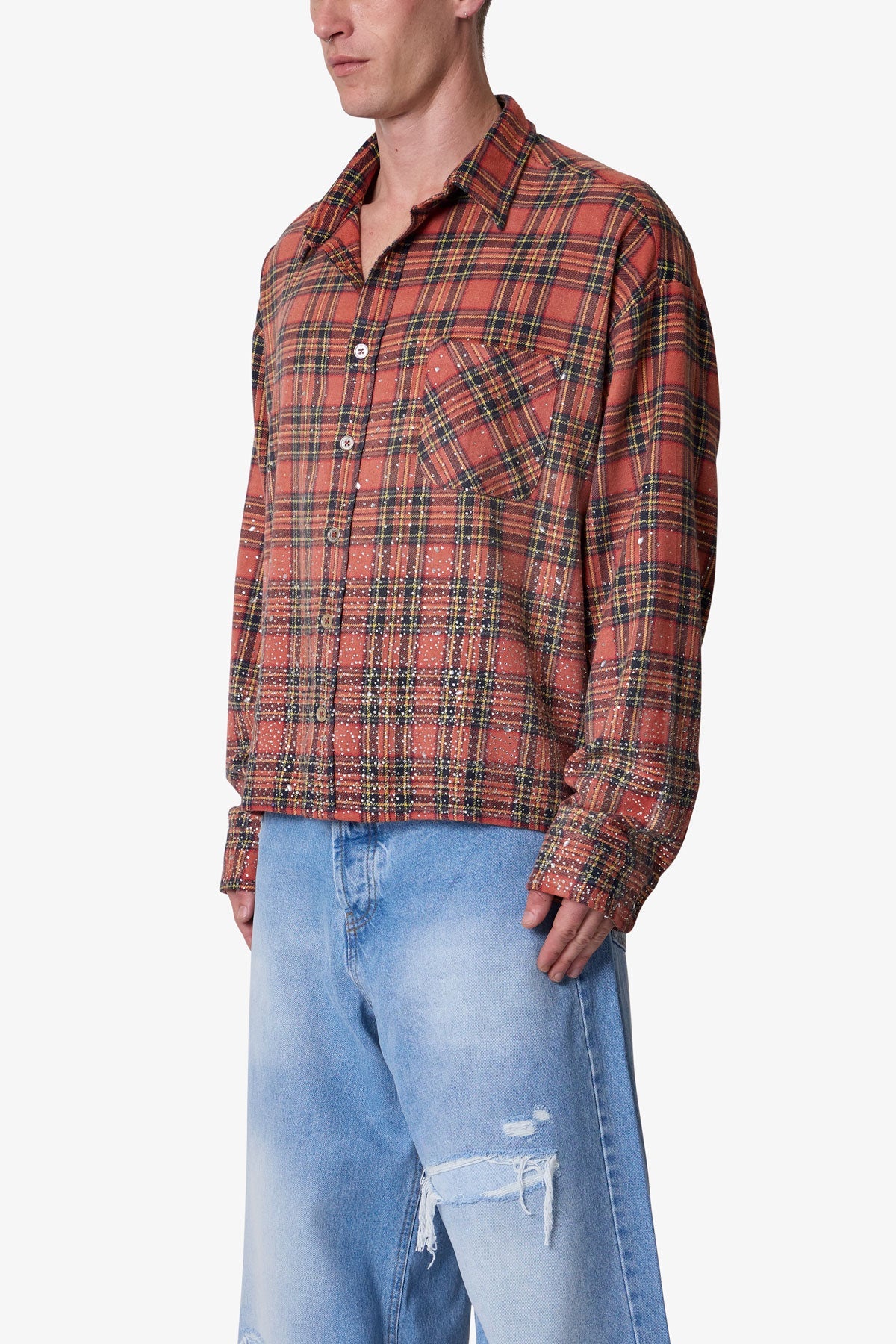 Rhinestone-Flannel-Shirt-Red-3