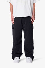 Ultra Baggy Ripstop Cargo Pants - Black
