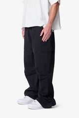 Ultra Baggy Ripstop Cargo Pants - Black