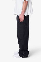 Ultra Baggy Ripstop Cargo Pants - Black