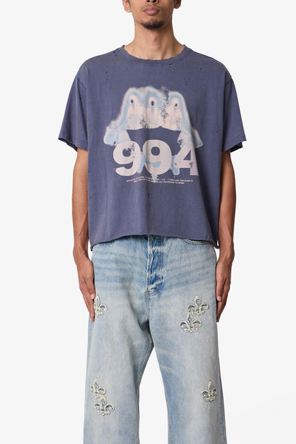 Row Tee - Washed Black