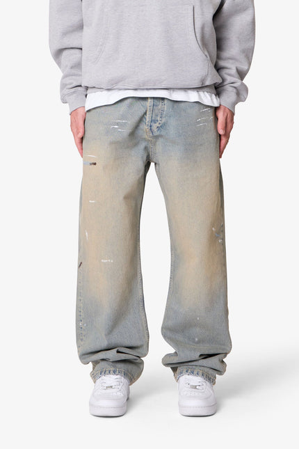 Sand Washed Denim - Light Sand Washed Blue