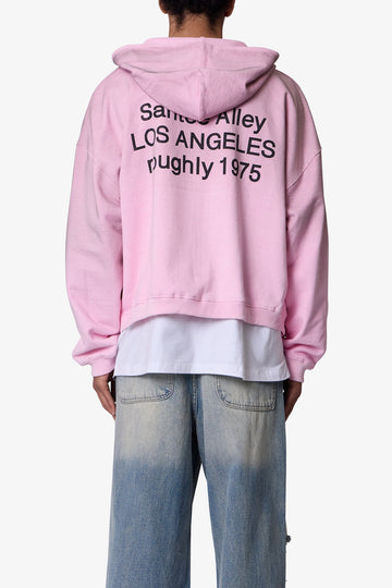 Santee Alley Zip Up Hoodie - Pink