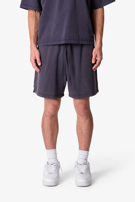 Short Sweatshorts - Washed Black