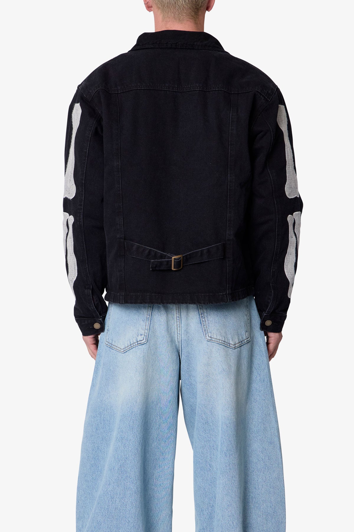Skeleton Work Jacket - Black | mnml