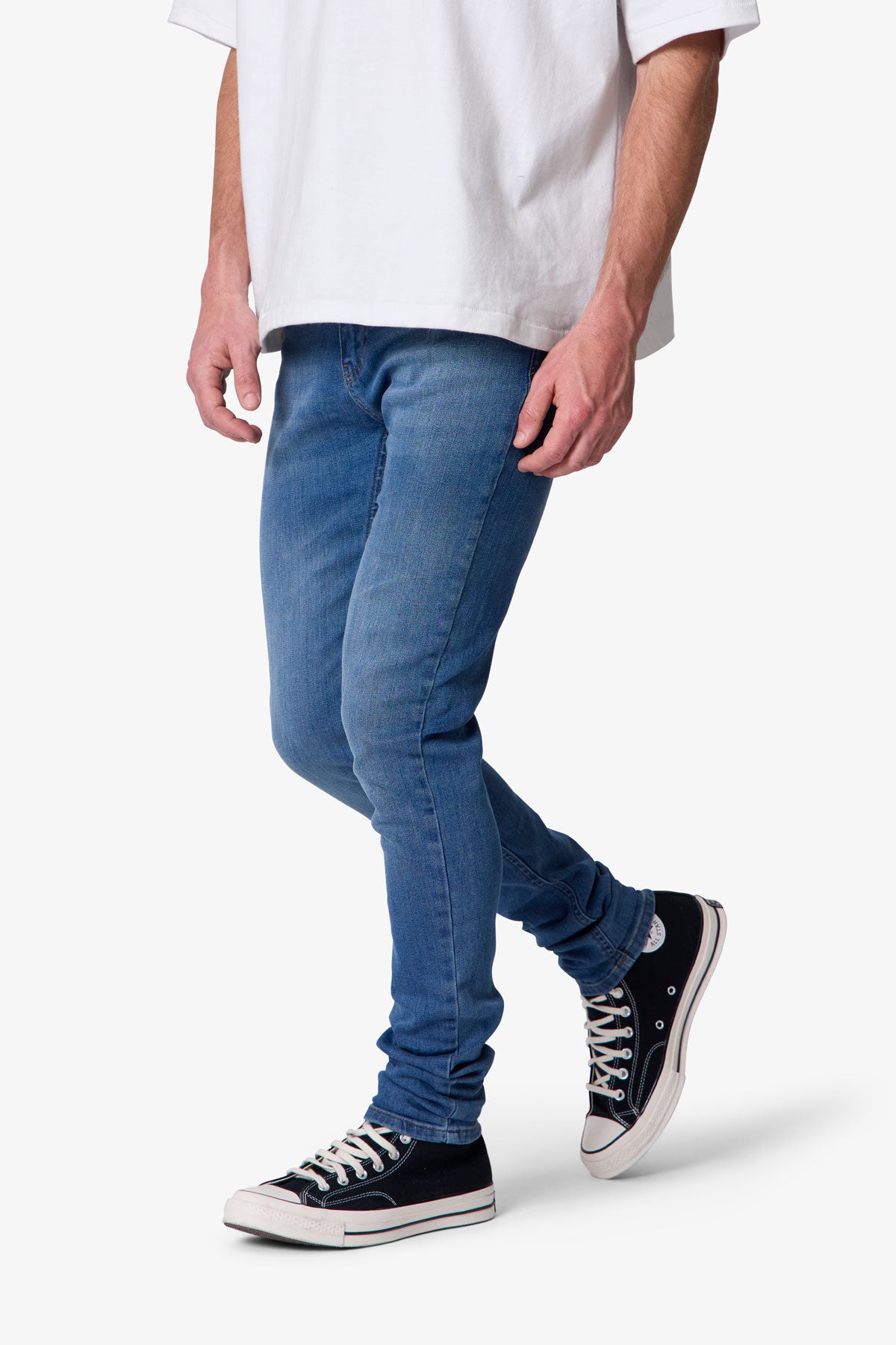 Skinny Denim - Washed Blue | mnml