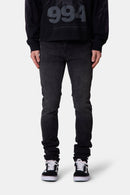 Vaqueros ajustados - Negro estilo western