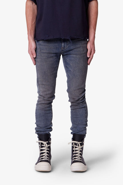 Skinny Oil Denim - Medium Blue