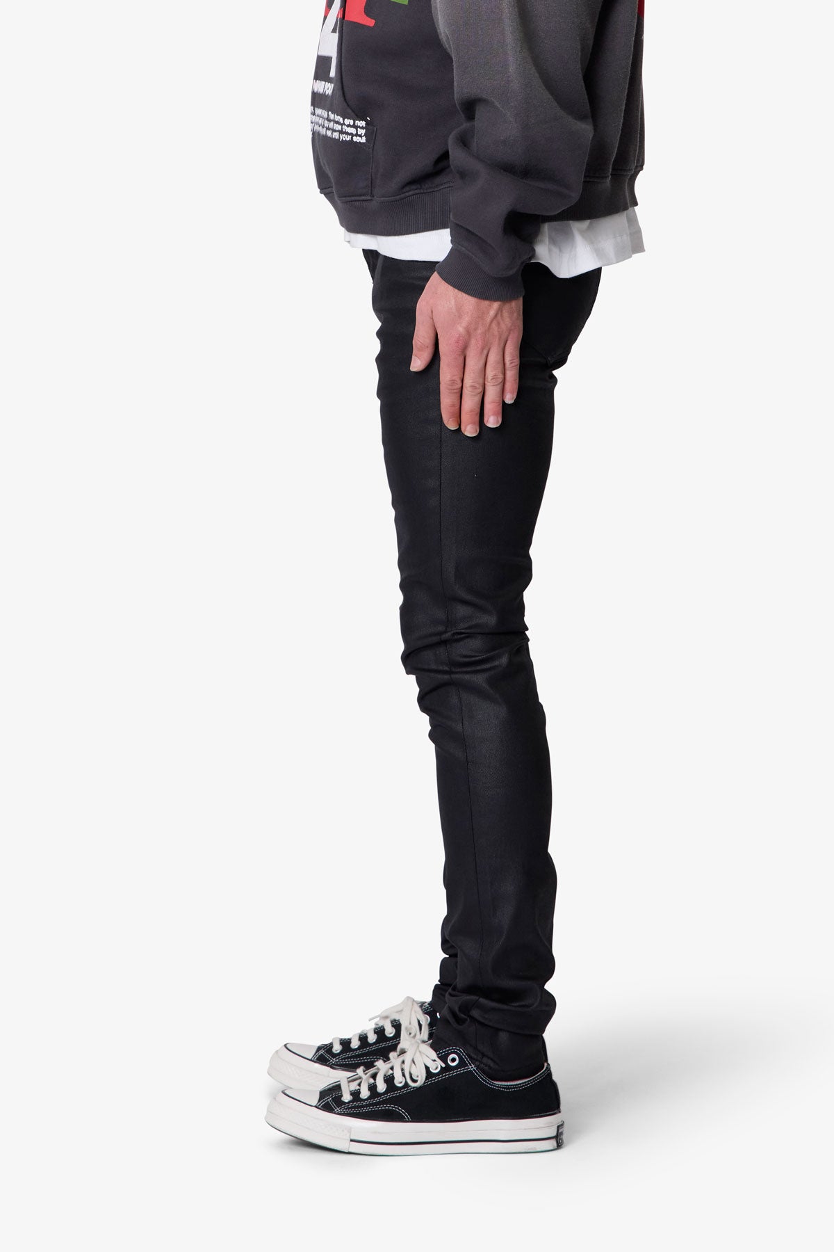 パンツ CIVARIZE waxed black skinny denim M y2k Skinny-Waxed-Denim-Black-2.jpg