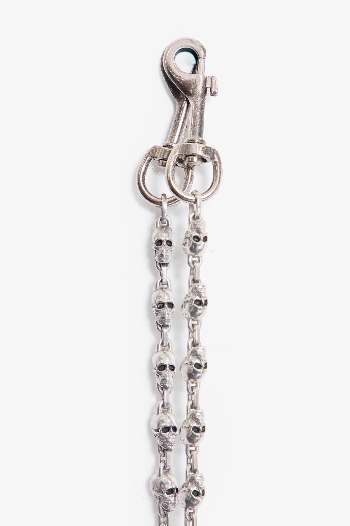 小物 silver skull wallet chain 137g Skull Wallet Chain - Silver | mnml