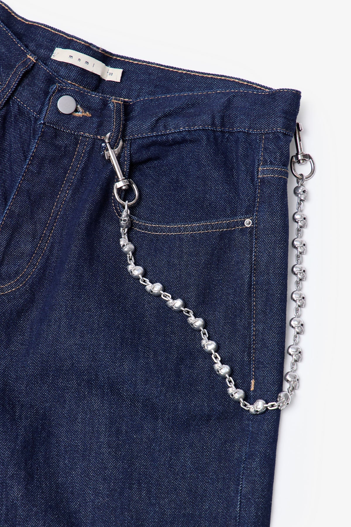 Skull Wallet Chain - Silver | mnml