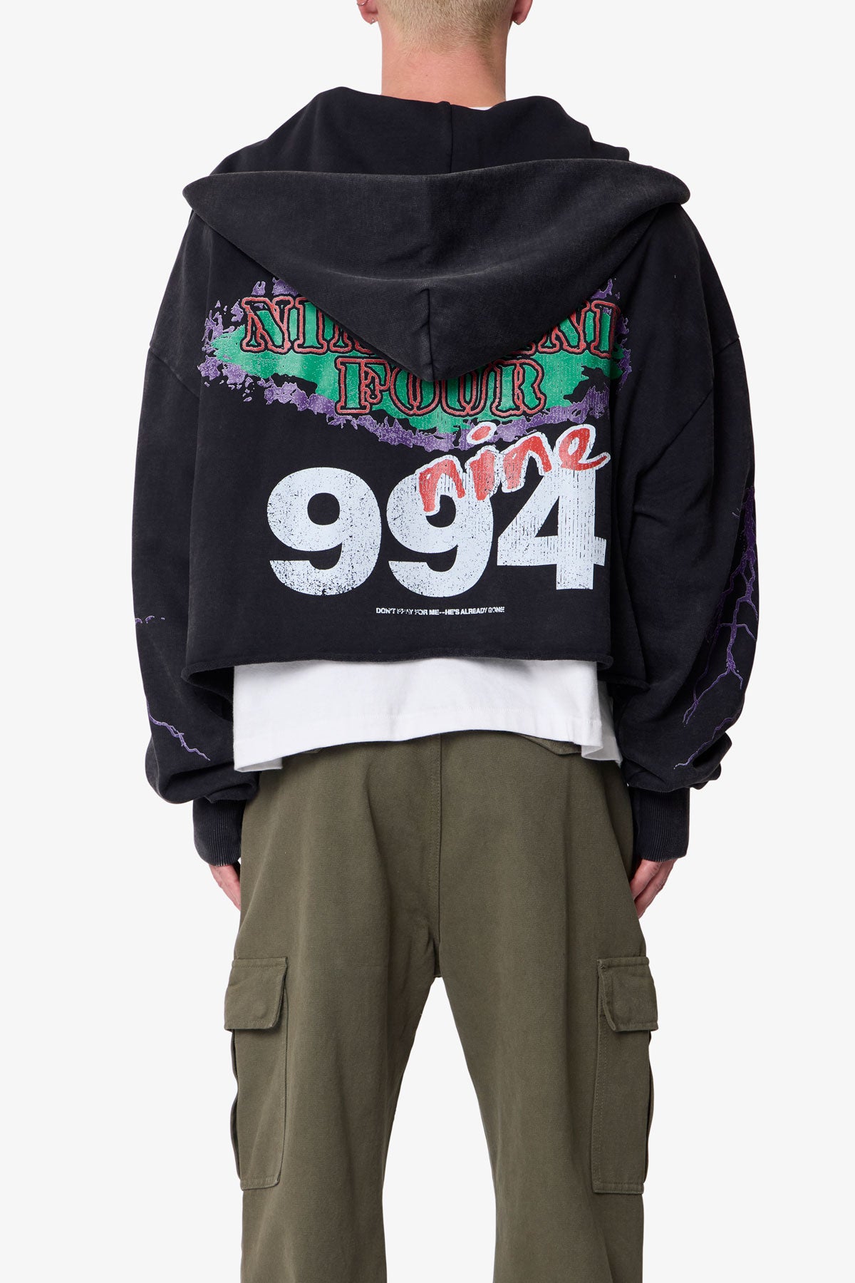 Snake 994 Hoodie - Black | mnml