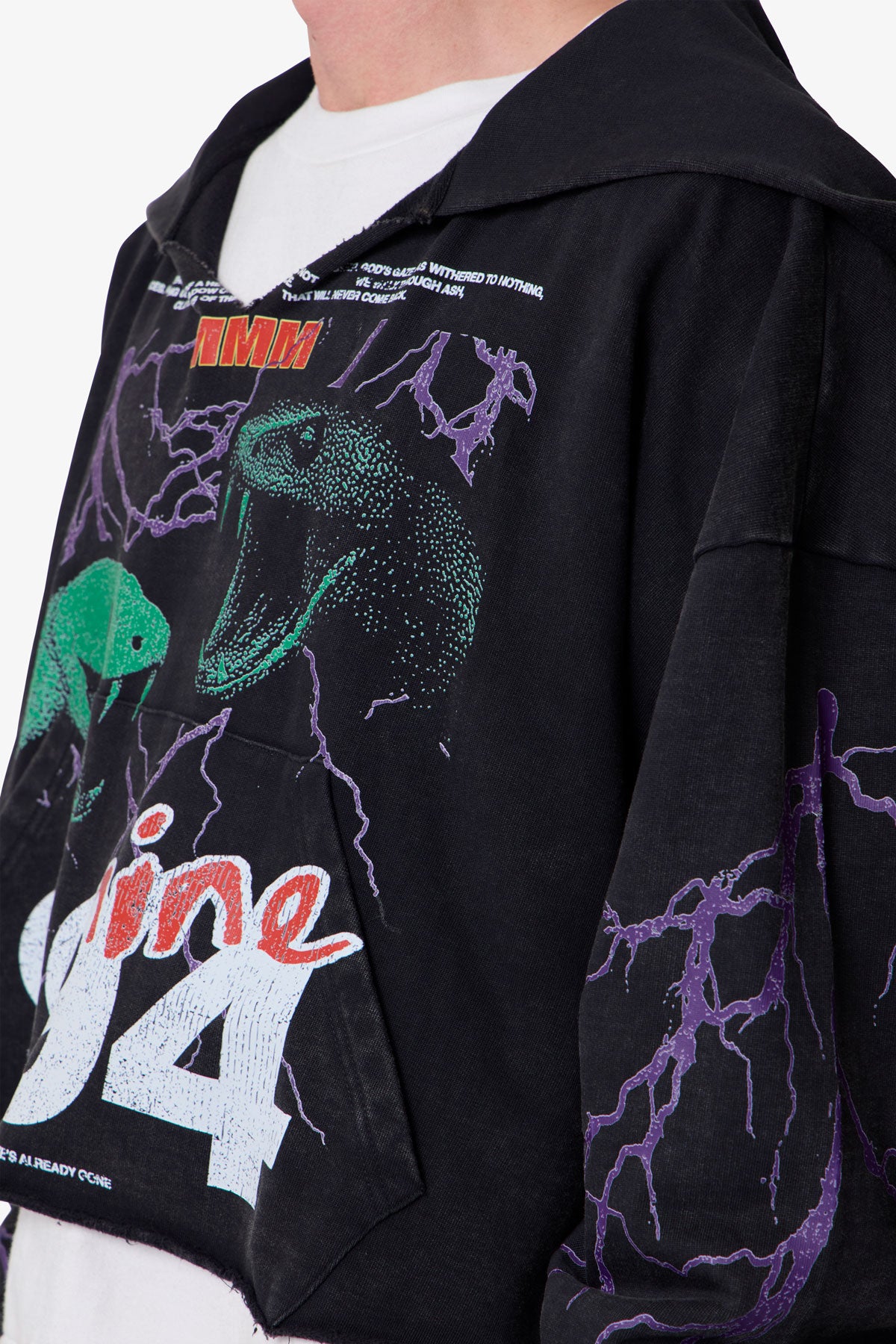 Snake 994 Hoodie - Black | mnml