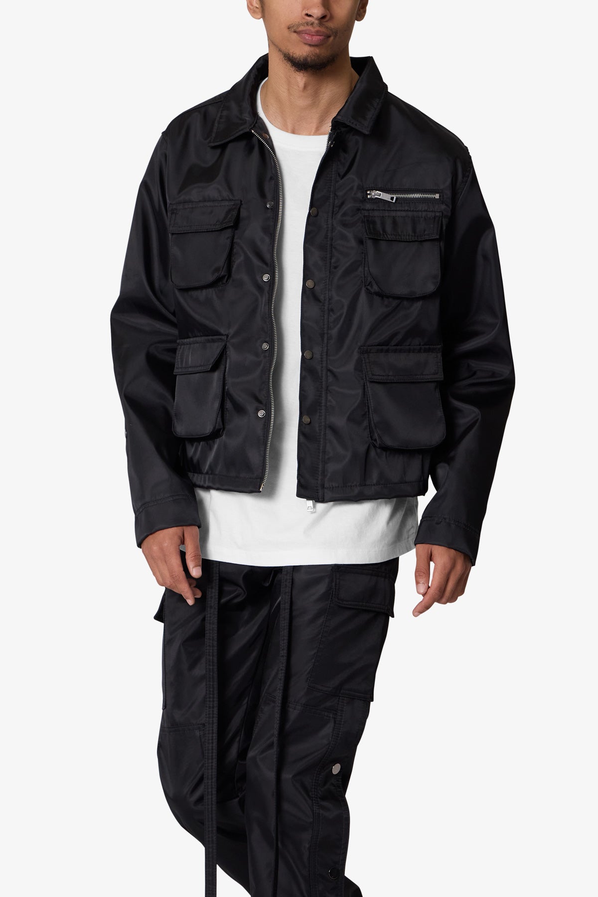 Snap-Cargo-Work-Jacket-Black-6