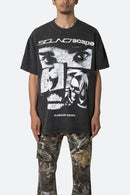 Camiseta Soundscape - Negro lavado