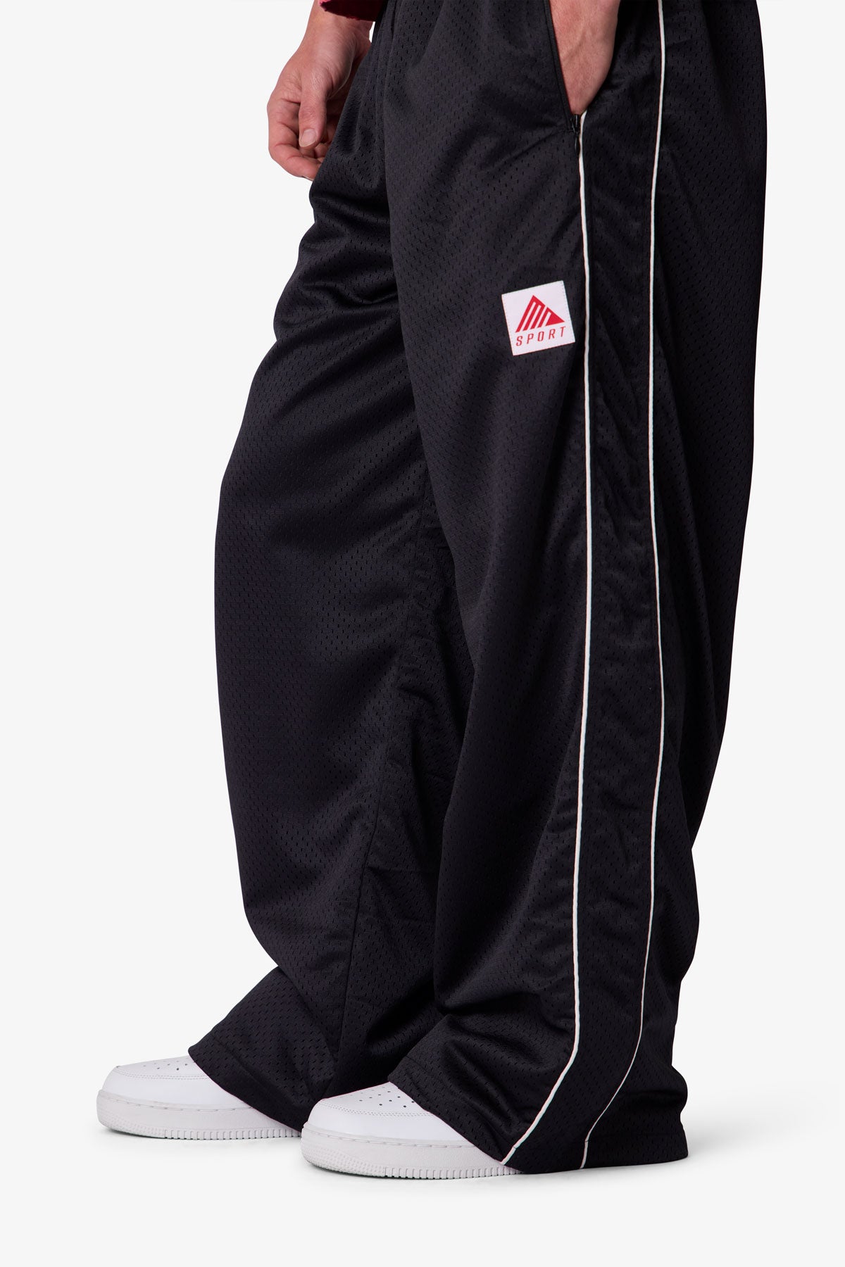 Sport Mesh Track Pants - Black | mnml