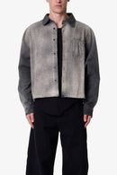 Chemise à manches longues en denim Spray - Noir délavé