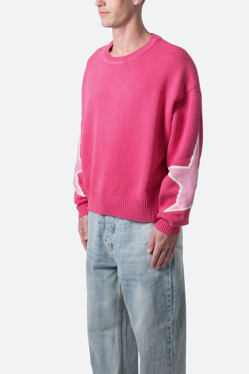 Pink Star Sweater | mnml