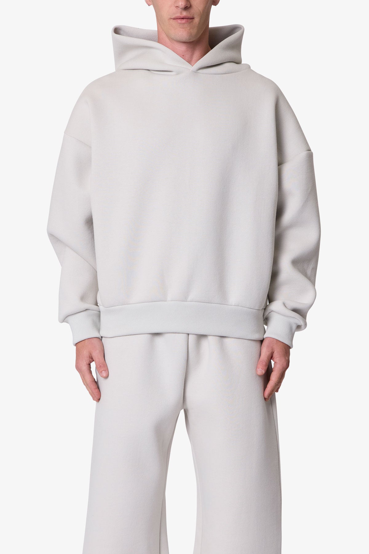 Full Zip Hoodie - Off White | mnml | shop now