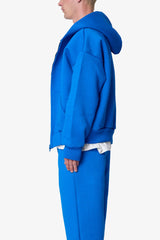 Frayed Denim Jacket - Blue